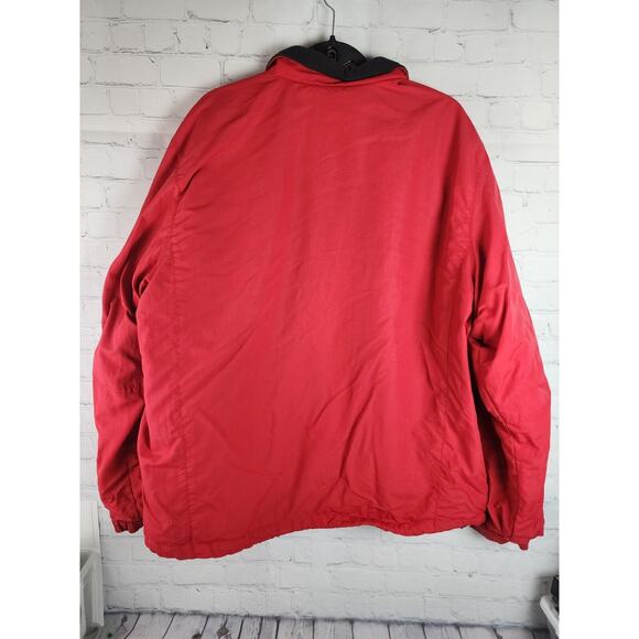 TIMBERLAND Jacket Mens XXL Red Dryvent Rain Coat Bomber Fleece Lined Insulated - Picture 6 of 6